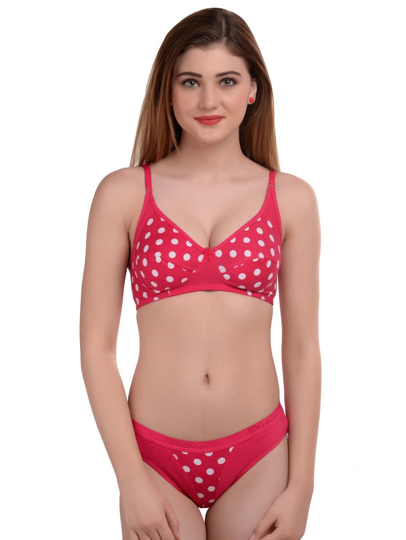 polka dot bra and panty set - 17403267 - Zoom Image - 4