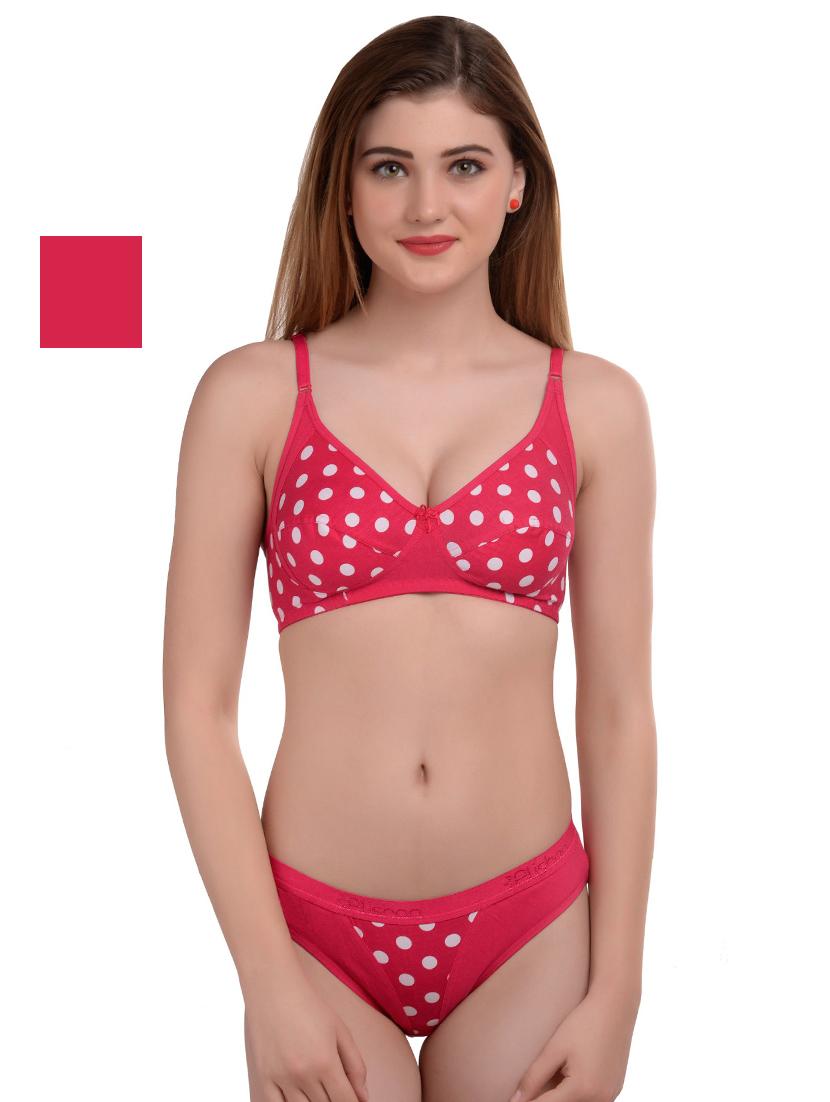 set of 2 polka dot bra and panty set - 17403270 - Zoom Image - 1