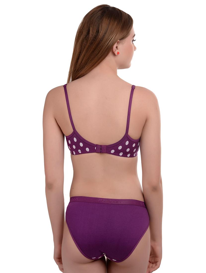 set of 3 polka dot bra and panty set - 17403275 - Zoom Image - 5