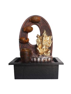 polyresin golden brown buddha one step indoor table top water fountain with adjustable speed control - 17403297 - Standard Image - 2