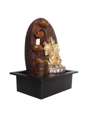polyresin golden brown buddha one step indoor table top water fountain with adjustable speed control - 17403297 - Standard Image - 3