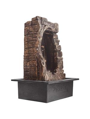 polyresin golden black ganesha one step indoor table top water fountain with adjustable speed control - 17403303 - Standard Image - 3