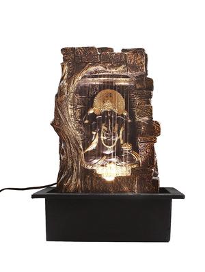 polyresin golden black ganesha one step indoor table top water fountain with adjustable speed control - 17403303 - Standard Image - 5