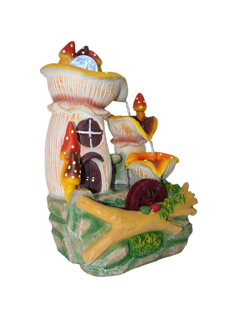 polyresin multicolour three step indoor table top water fountain with adjustable speed control - 17403309 - Zoom Image - 3