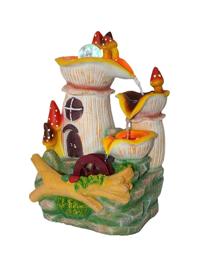 polyresin multicolour three step indoor table top water fountain with adjustable speed control - 17403309 - Zoom Image - 4