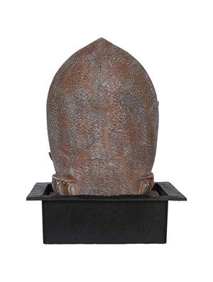 polyresin silver eight step indoor table top water fountain with adjustable speed control - 17403313 - Standard Image - 3