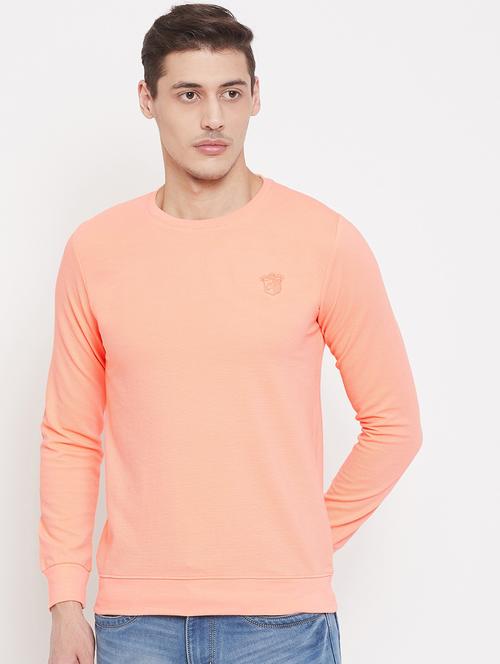 pink solid sweatshirt - 17403421 - Standard Image - 1