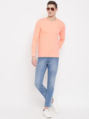 pink solid sweatshirt - 17403421 - Standard Image - 4