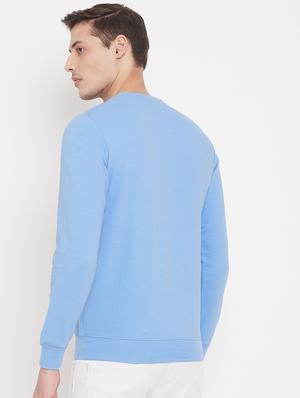 light blue solid sweatshirt - 17403424 - Standard Image - 3