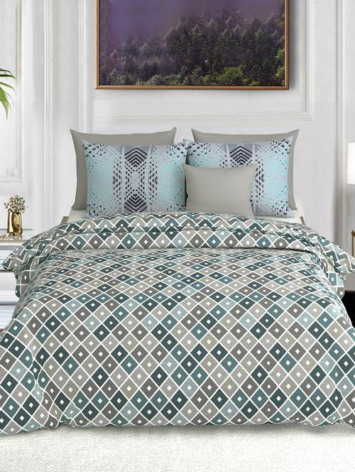 cotton king size bedsheet with 2 pillow cover - 17403945 - Very Small Image - 1