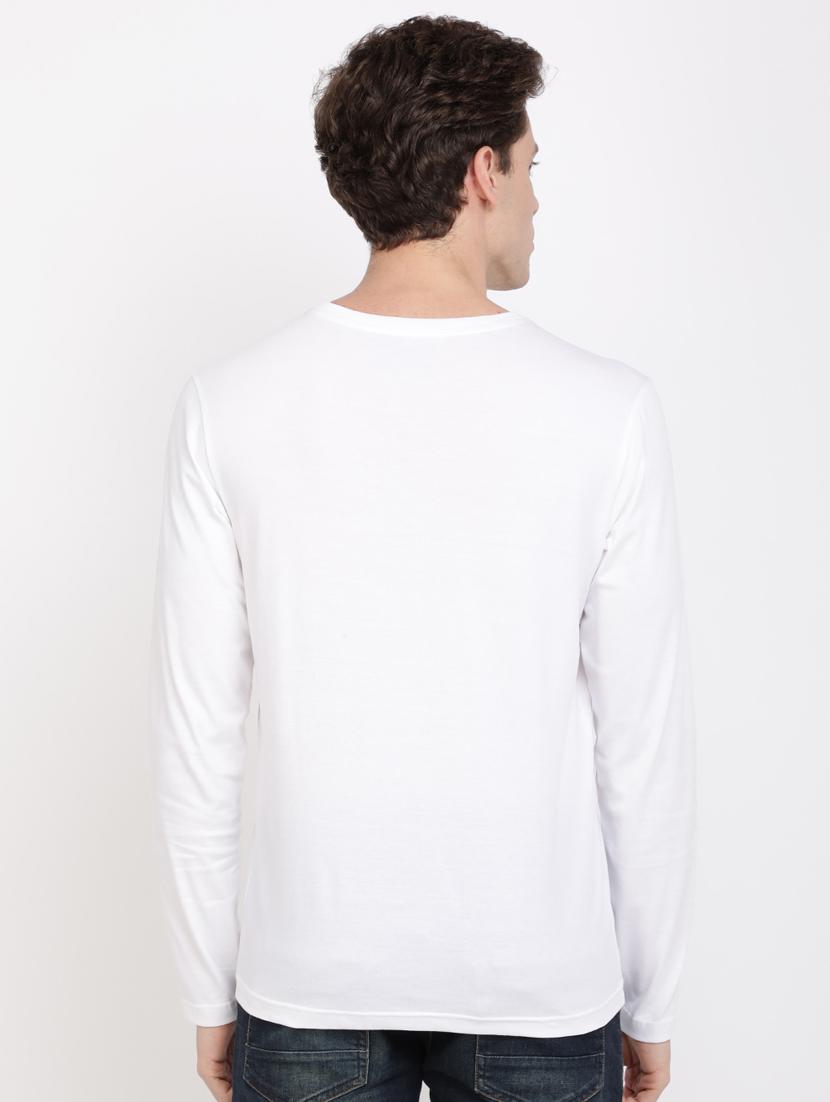 white solid t-shirt - 17405287 - Zoom Image - 4