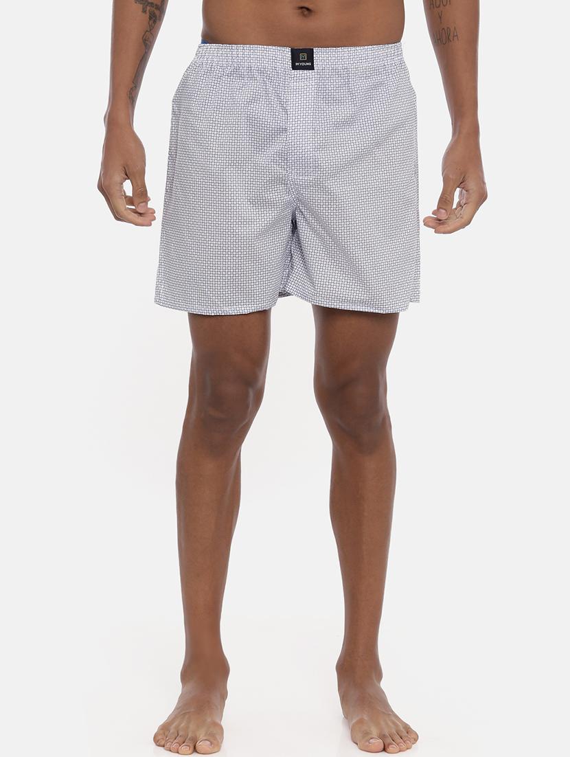 white printed boxer - 17405403 - Zoom Image - 1
