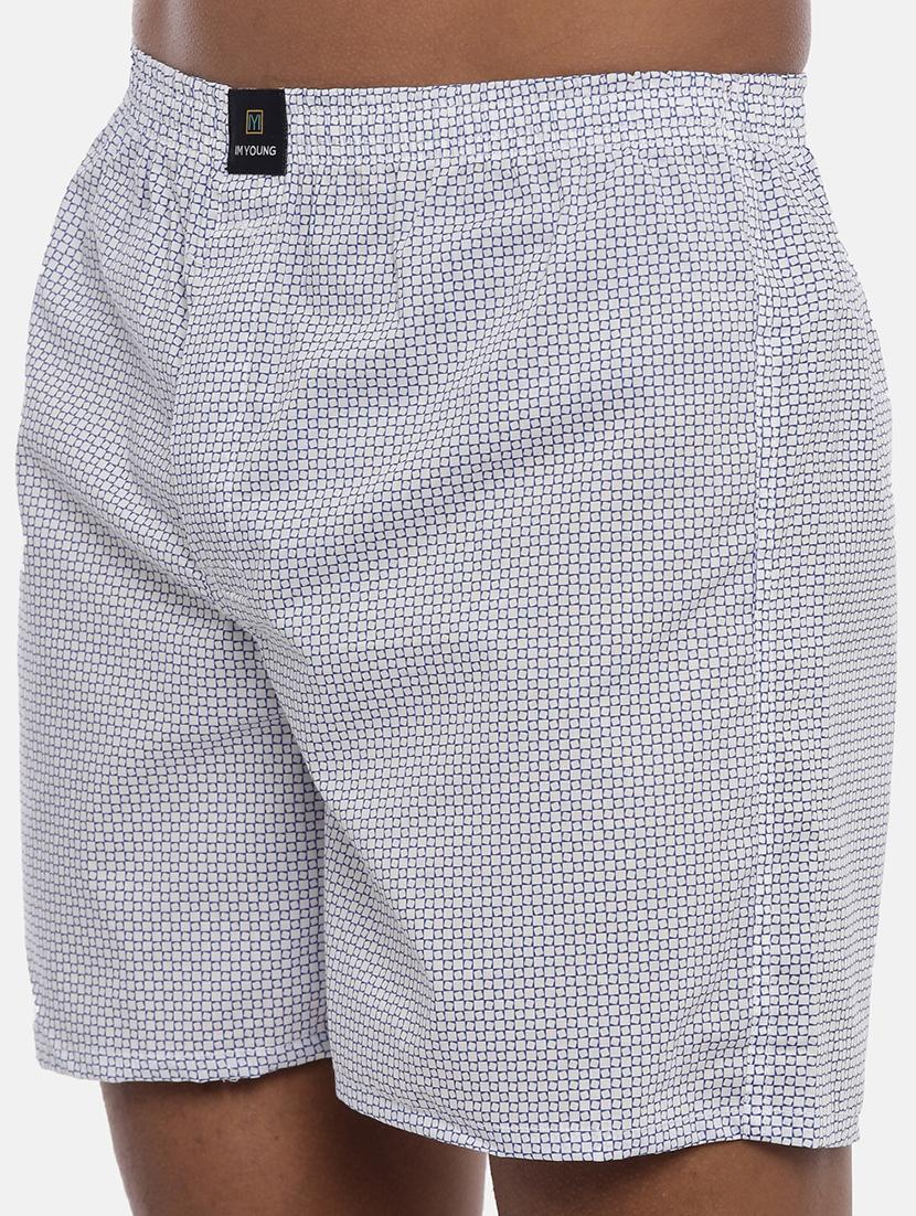 white printed boxer - 17405403 - Zoom Image - 5