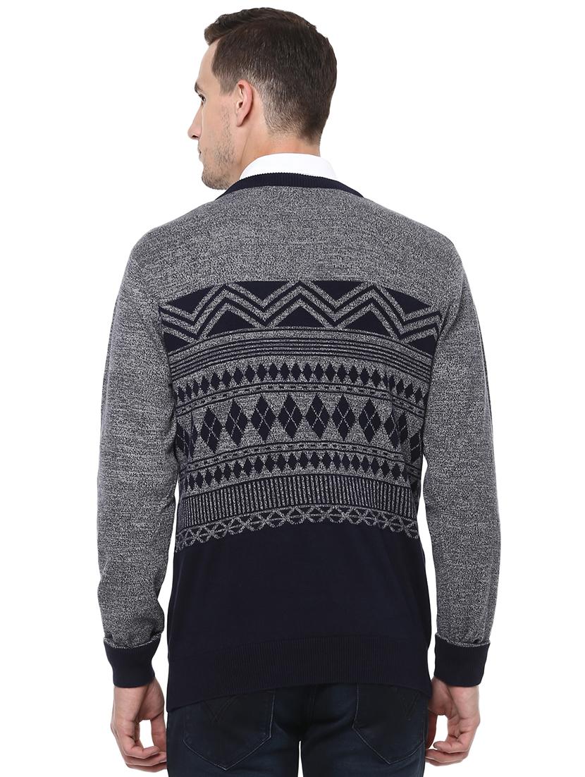 grey printed pullover - 17405447 - Zoom Image - 3