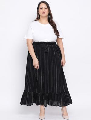 mid rise plus a-line skirt - 17405485 - Standard Image - 4