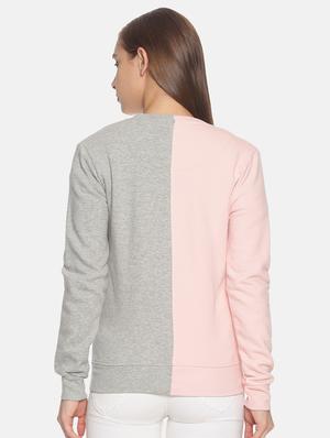 color block zip up sweatshirt - 17405491 - Standard Image - 3