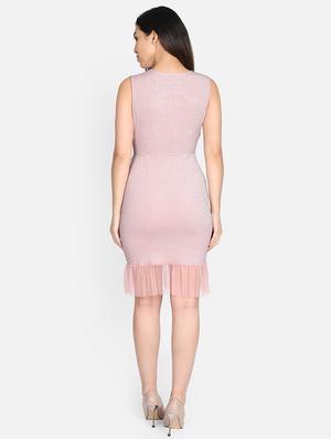 frill enhance bodycon dress - 17405670 - Standard Image - 2