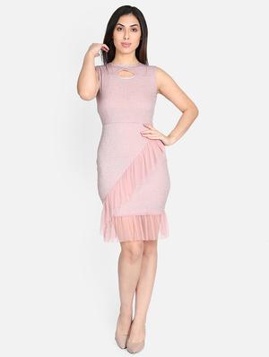 frill enhance bodycon dress - 17405670 - Standard Image - 3
