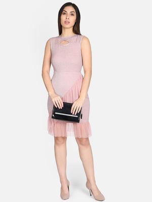 frill enhance bodycon dress - 17405670 - Standard Image - 4