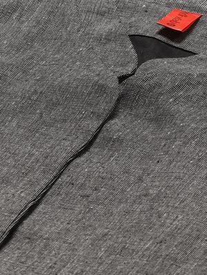 mandarin neck formal blazer - 17406027 - Standard Image - 6