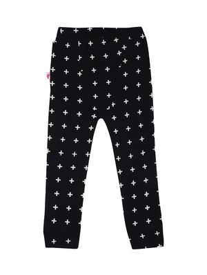 pack of 2 black cotton legging - 17406065 - Standard Image - 3