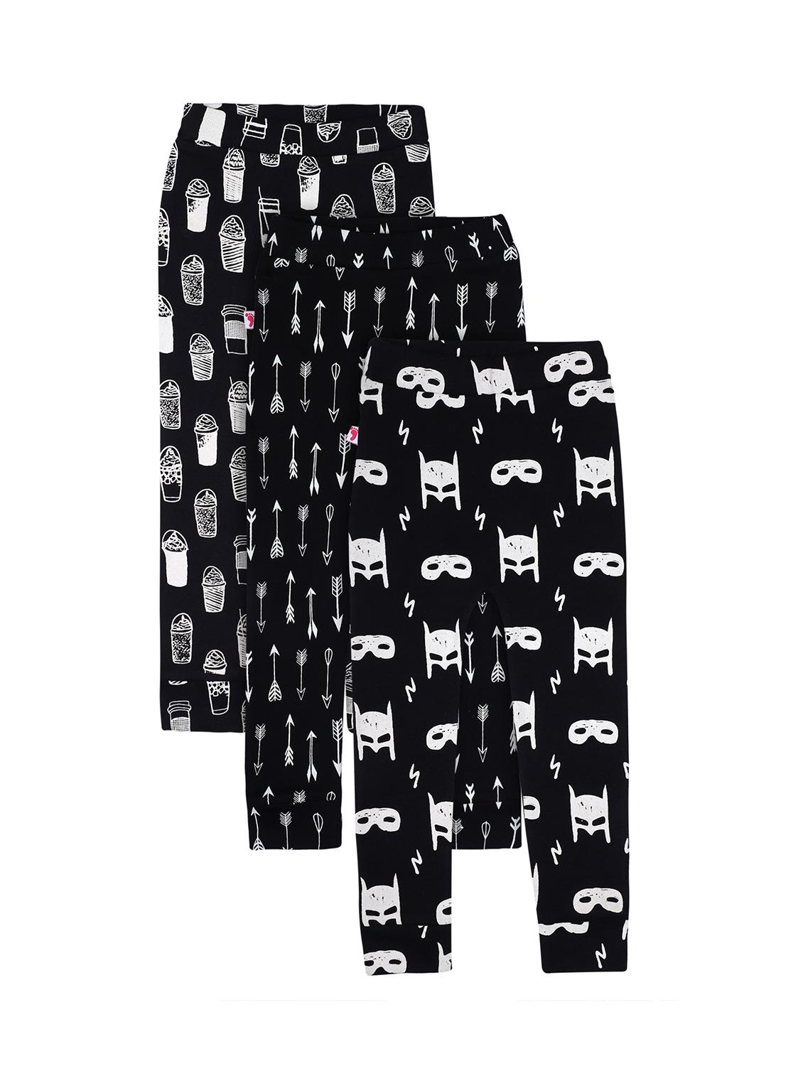 pack of 3 black cotton legging - 17406066 - Zoom Image - 1