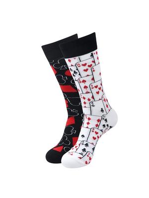 multi colored cotton above ankle length sock - 17406124 - Standard Image - 2