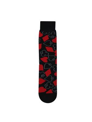 multi colored cotton above ankle length sock - 17406124 - Standard Image - 3
