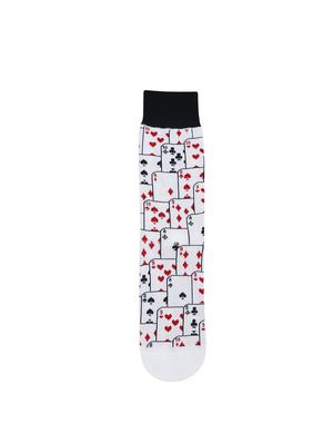 multi colored cotton above ankle length sock - 17406124 - Standard Image - 4