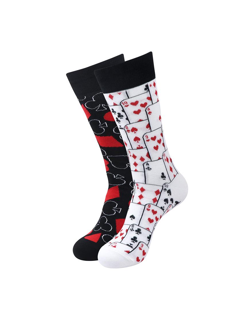 multi colored cotton above ankle length sock - 17406124 - Zoom Image - 2