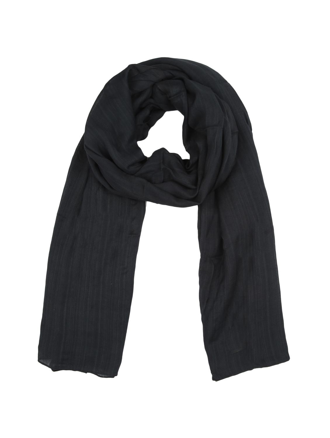 black viscose stole - 17406195 - Zoom Image - 5