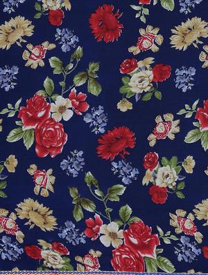 floral printed saree with blouse - 17406493 - Standard Image - 5