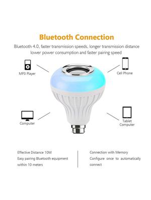 favon led bulb with bluetooth speaker music light bulb - 17406779 - Standard Image - 2