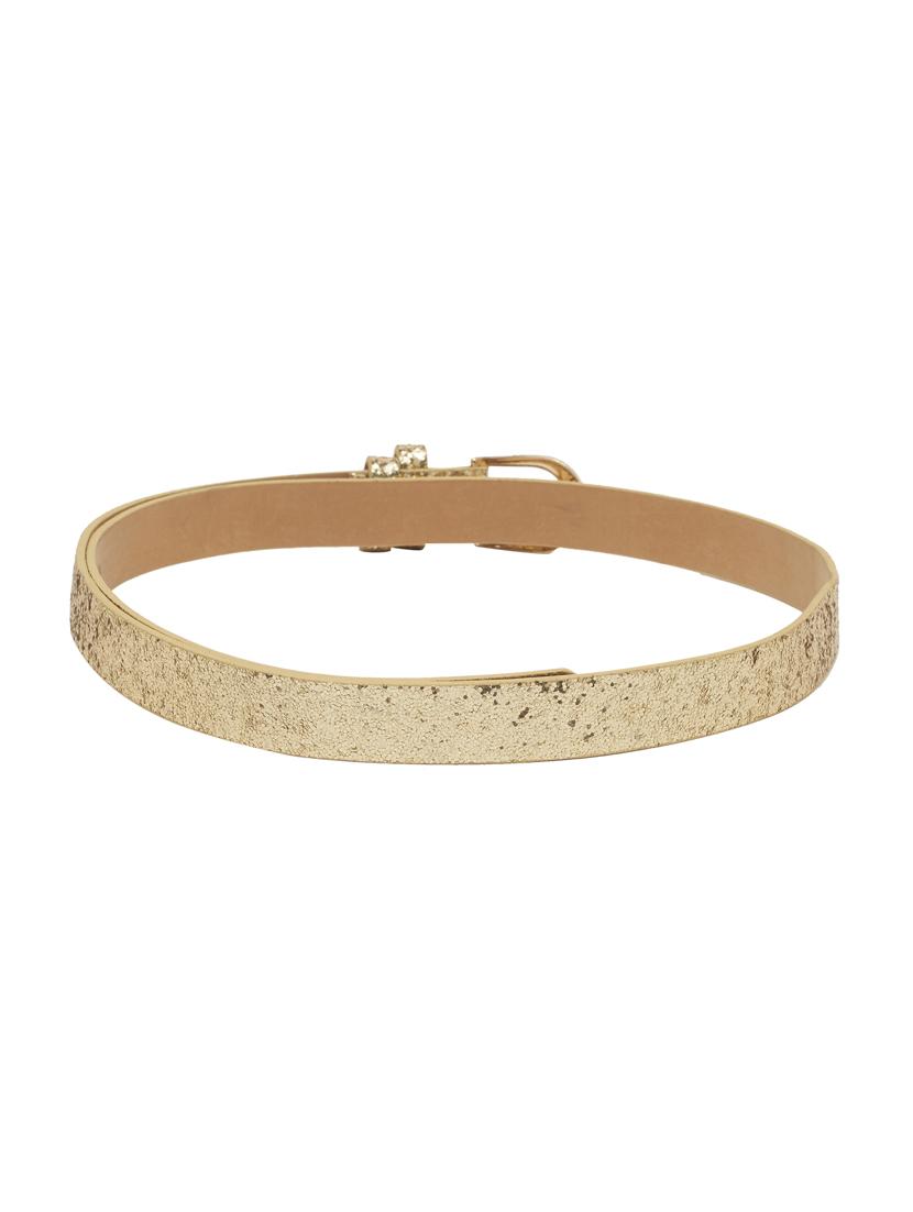 gold leatherette (pu belt - 17407561 - Zoom Image - 2