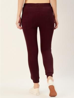 high rise solid joggers - 17408551 - Standard Image - 3