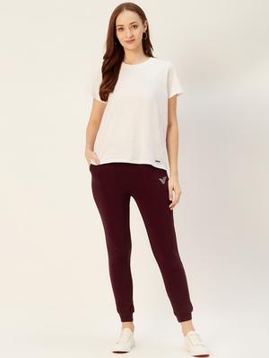 high rise solid joggers - 17408551 - Standard Image - 4
