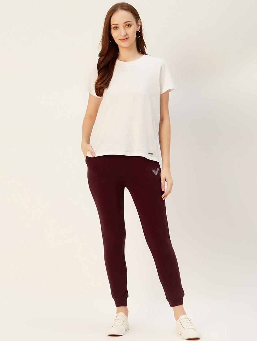 high rise solid joggers - 17408551 - Zoom Image - 4