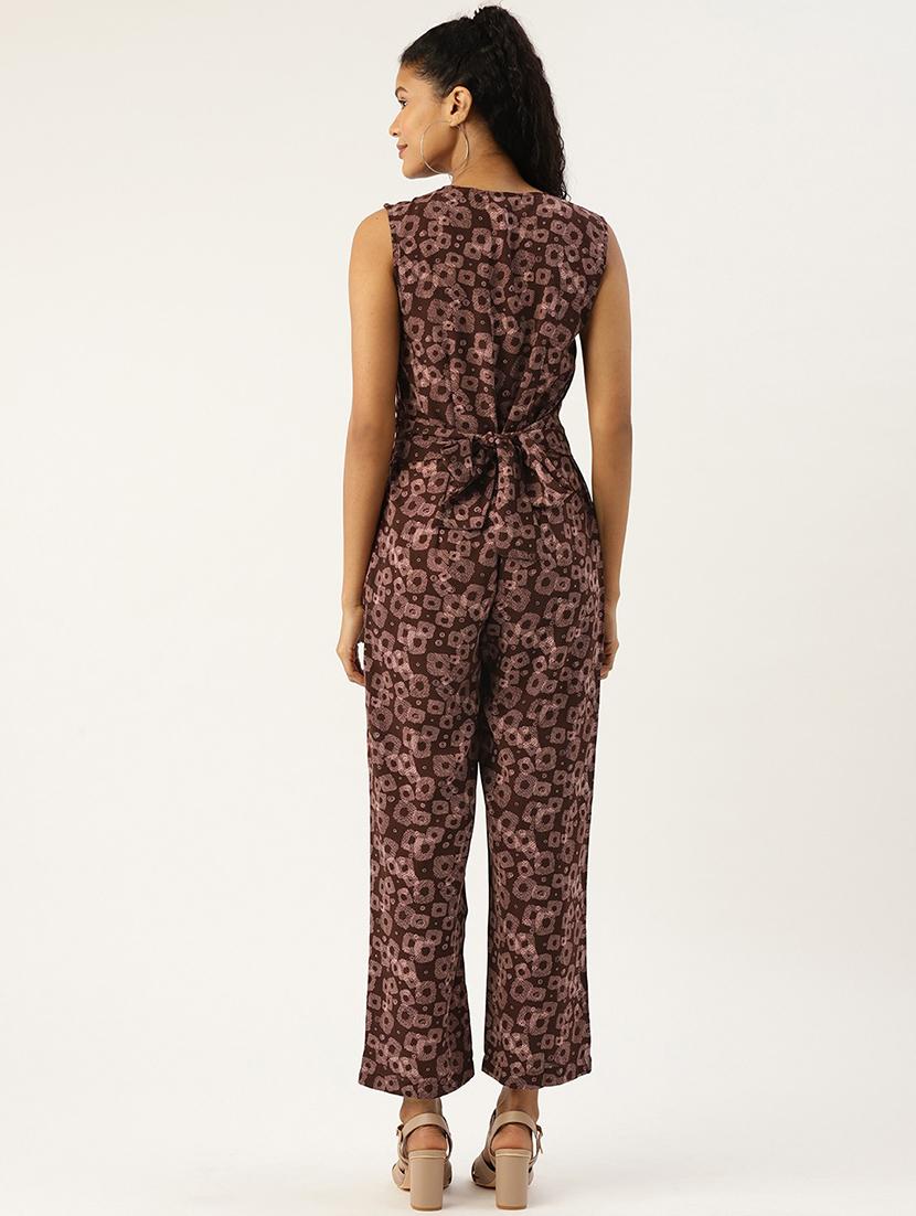 printed full leg jumpsuit - 17408710 - Zoom Image - 3
