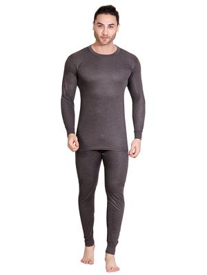 brown solid couples top bottom set - 17408932 - Standard Image - 5