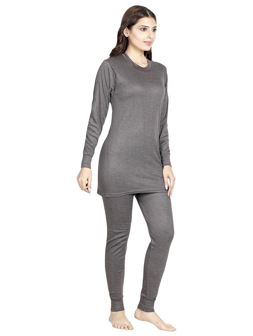 brown solid couples top bottom set - 17408932 - Zoom Image - 3