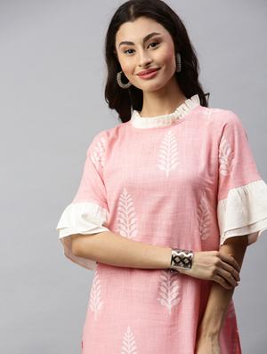 block print straight kurta - 17409740 - Standard Image - 4
