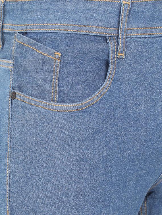 blue plain denim jeans - 17409857 - Zoom Image - 5