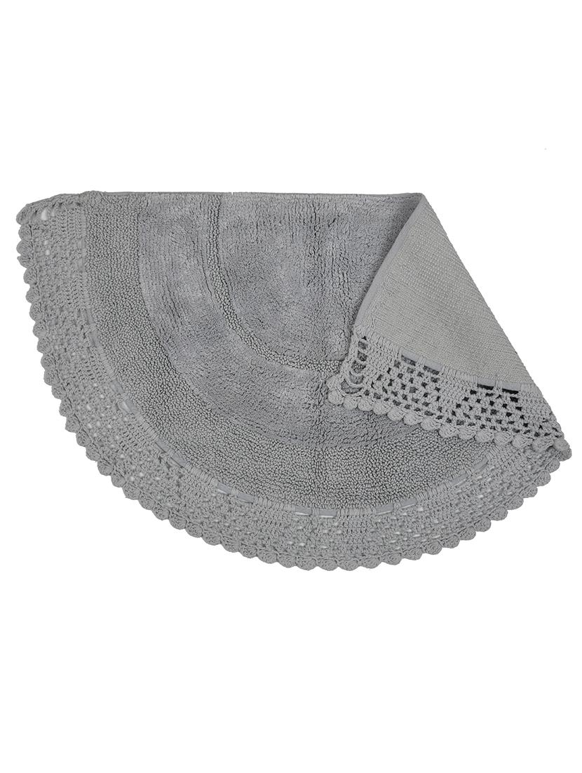 sheen decor half moon bathmat collection, 24 inches semi, grey - 17409917 - Zoom Image - 2