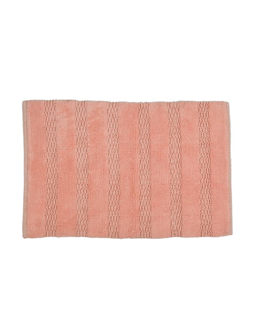 sheen decor intrigue stripes bathmat collection, 50x80 cms, pink - 17409941 - Zoom Image - 2