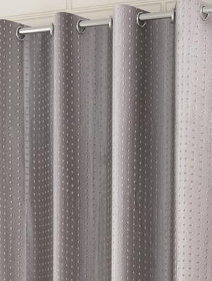 sheen decor galaxy rock 7 feet door solid curtains size(4x7 feet)(pack of 3) 2 off white 1 grey - 17409979 - Standard Image - 2