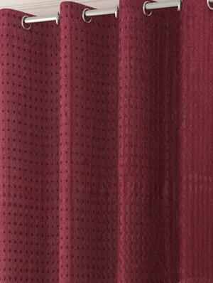 sheen decor galaxy rock feet door solid curtains(pack of 2)maroon(4x7 feet) - 17410006 - Standard Image - 3