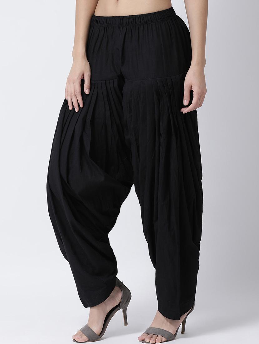 black cotton khajuri salwar salwars - 17410195 - Zoom Image - 2