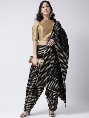 block print salwar set - 17410201 - Standard Image - 4
