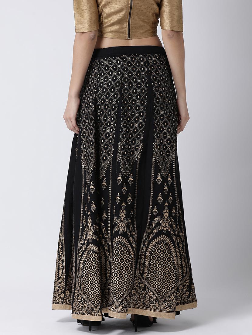 block print flared skirt - 17410251 - Zoom Image - 3