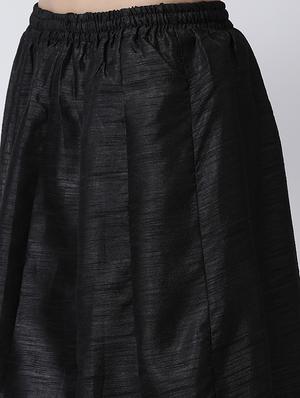 solid flared skirt - 17410252 - Standard Image - 5